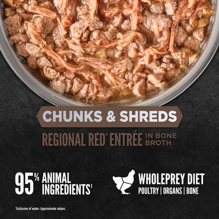 Orijen Regional Red Chunks & Shreds Wet Cat Food 5.5oz