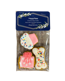 HappyNess 🍁Birthday 3 Pack HappyBites Gourmet Dog Cookies