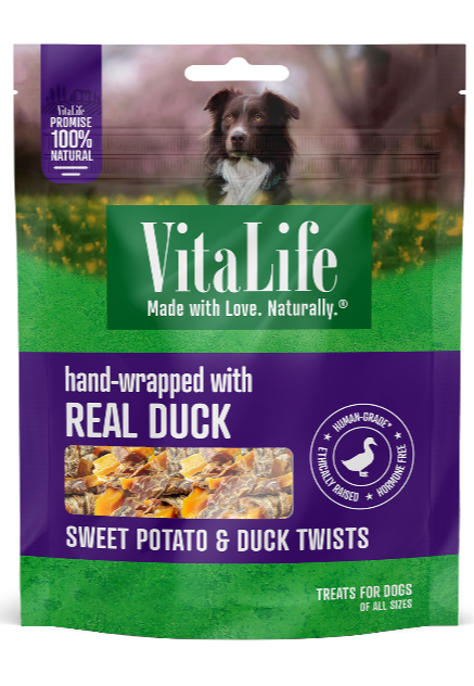 VitaLife Jerky Sweet Potato & Duck Twists 400g