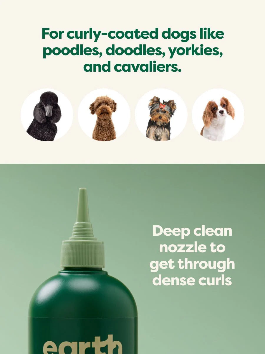 Earth Rated🍁 Double Coat White Tea & Basil 3-in-1 Grooming Shampoo 16oz