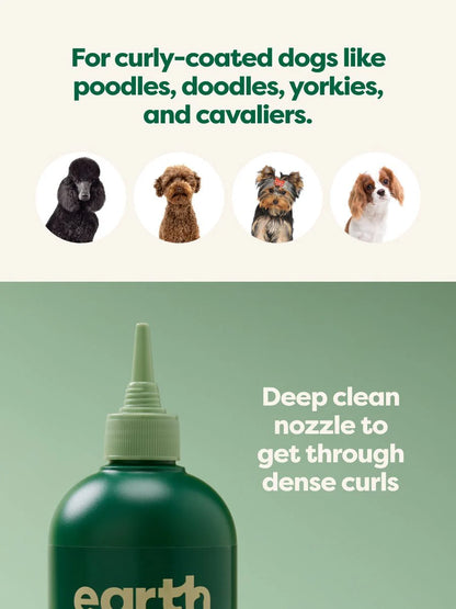 Earth Rated🍁 Double Coat White Tea & Basil 3-in-1 Grooming Shampoo 16oz