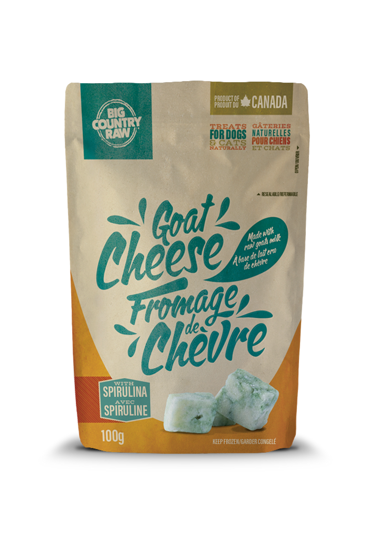 Big Country Raw Goat Cheese Treats 100g