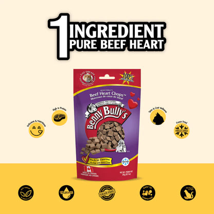Benny Bullys🍁Beef Heart Chops Cat Treats 20g