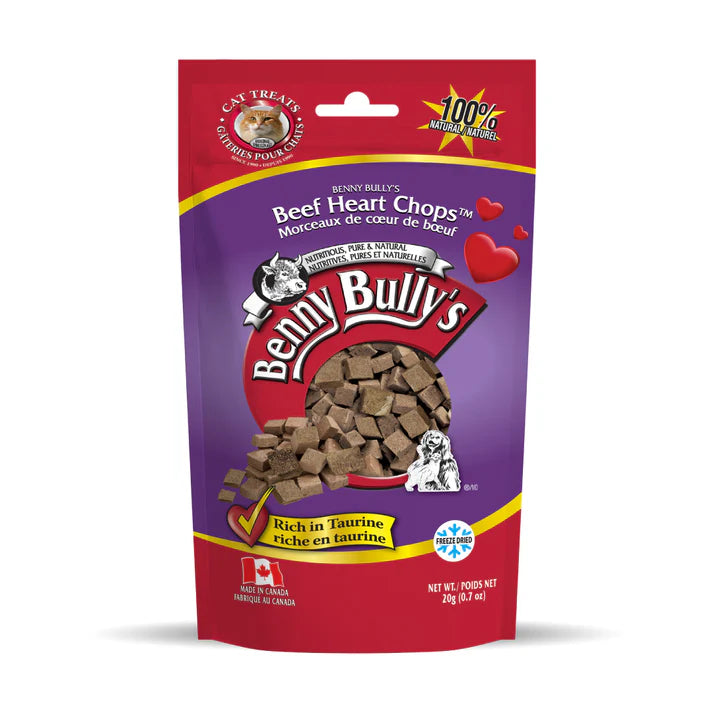 Benny Bullys🍁Beef Heart Chops Cat Treats 20g