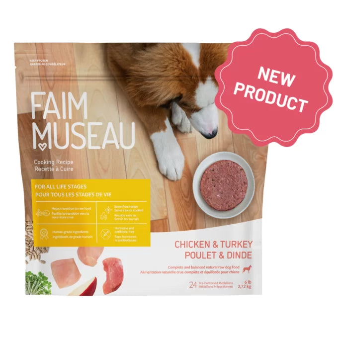 Faim Museau Chicken & Turkey Can Be Cooked For Dogs & Cats