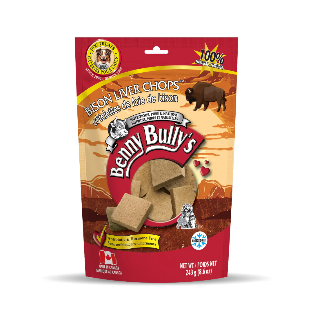 Benny Bully's Bison Liver Chops 243g