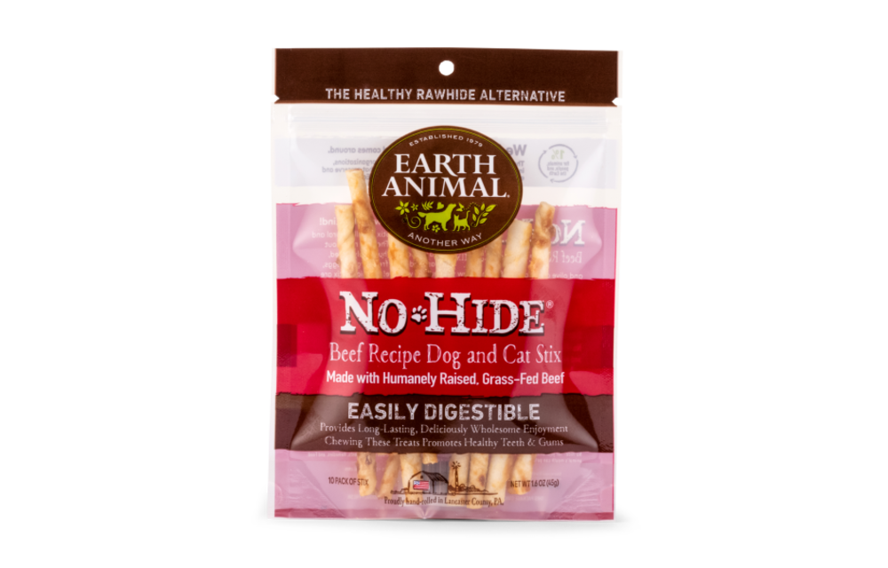 Earth Animal No Hide Beef Stix for Dogs and Cats