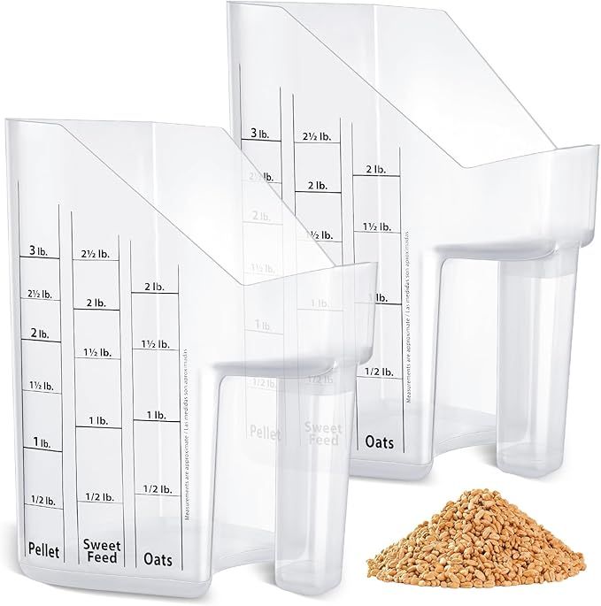 Ger-Ryan Feed Scoop with Measurements