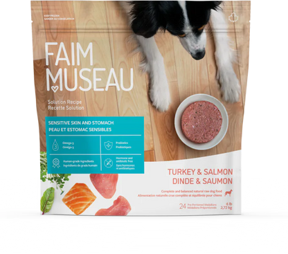 Faim Museau Sensitive Stomach Turkey & Salmon for Dogs