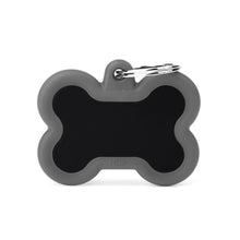 My Family Large Black & Grey Hushtag Bone