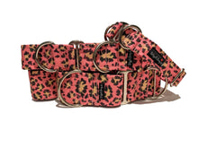Wiggle Bumz Pink Leopard Martingale Collar