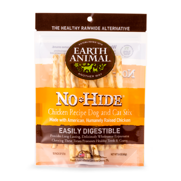 Earth Animal No Hide Chicken Stix for Dogs and Cats