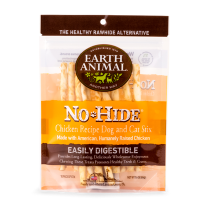 Earth Animal No Hide Chicken Stix for Dogs and Cats