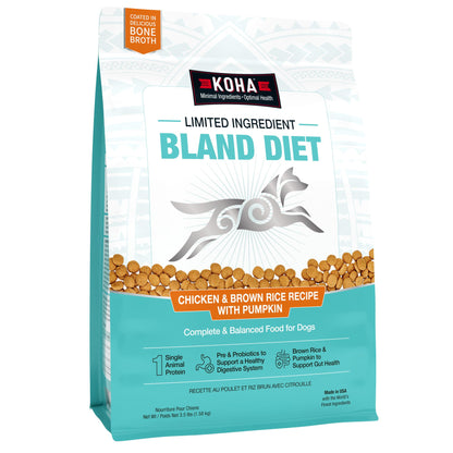 KOHA Bland Diet Chicken & Rice Dry Dog Food 3.5lb