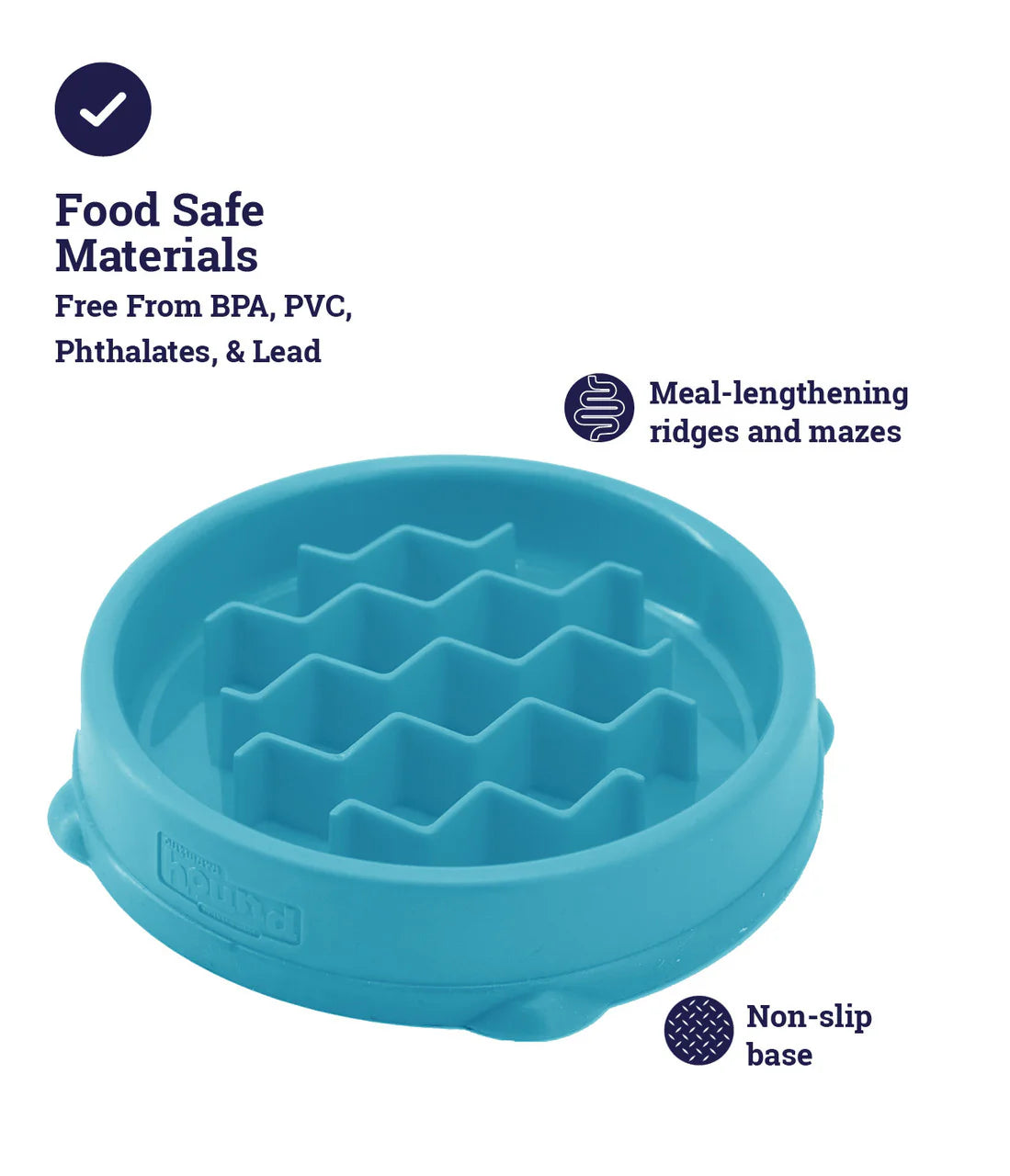 Catstages Blue Kitty Slow Feeder