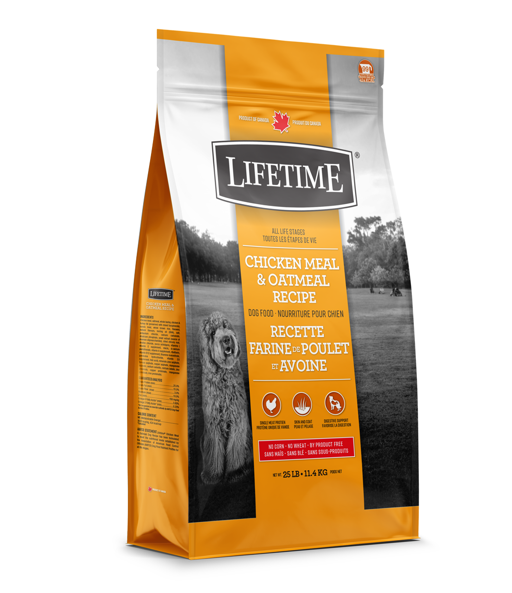 Lifetime All Life Stages Chicken & Oatmeal Dry Dog Food