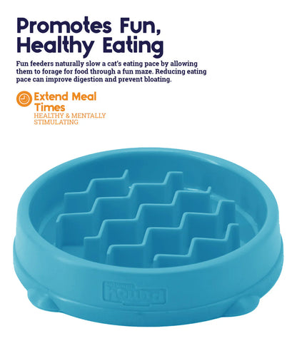 Catstages Blue Kitty Slow Feeder