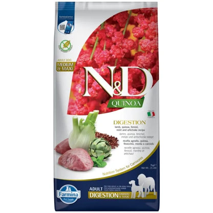 Farmina N&D Quinoa Digestion Med/Maxi for Dogs
