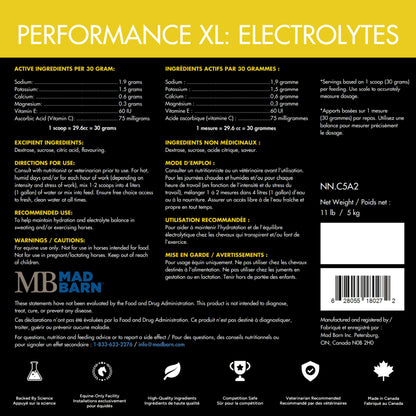 MadBarn Performance XL: Electrolytes