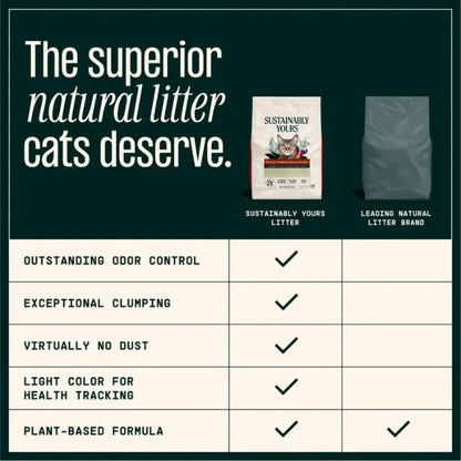 Sustainably Yours Mixed Grain Litter for Multiple Cats