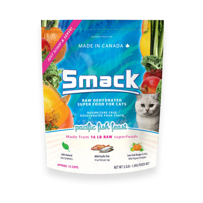 Smack Pacific Fish Feast Raw Dehydrated Super Food for Cats 250g