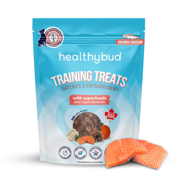 Healthybud Salmon Mini Training Treats with Superfood 184g