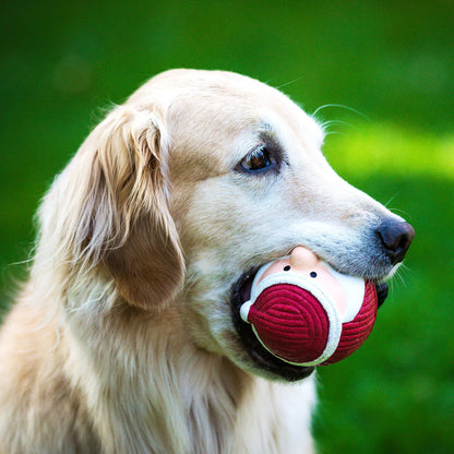 Huggle Houndz Ruff-Tex Santa Ball Dog Toy
