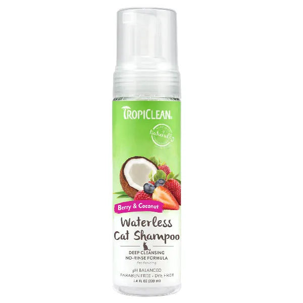 TropiClean Deep Cleaning Waterless Cat Shampoo