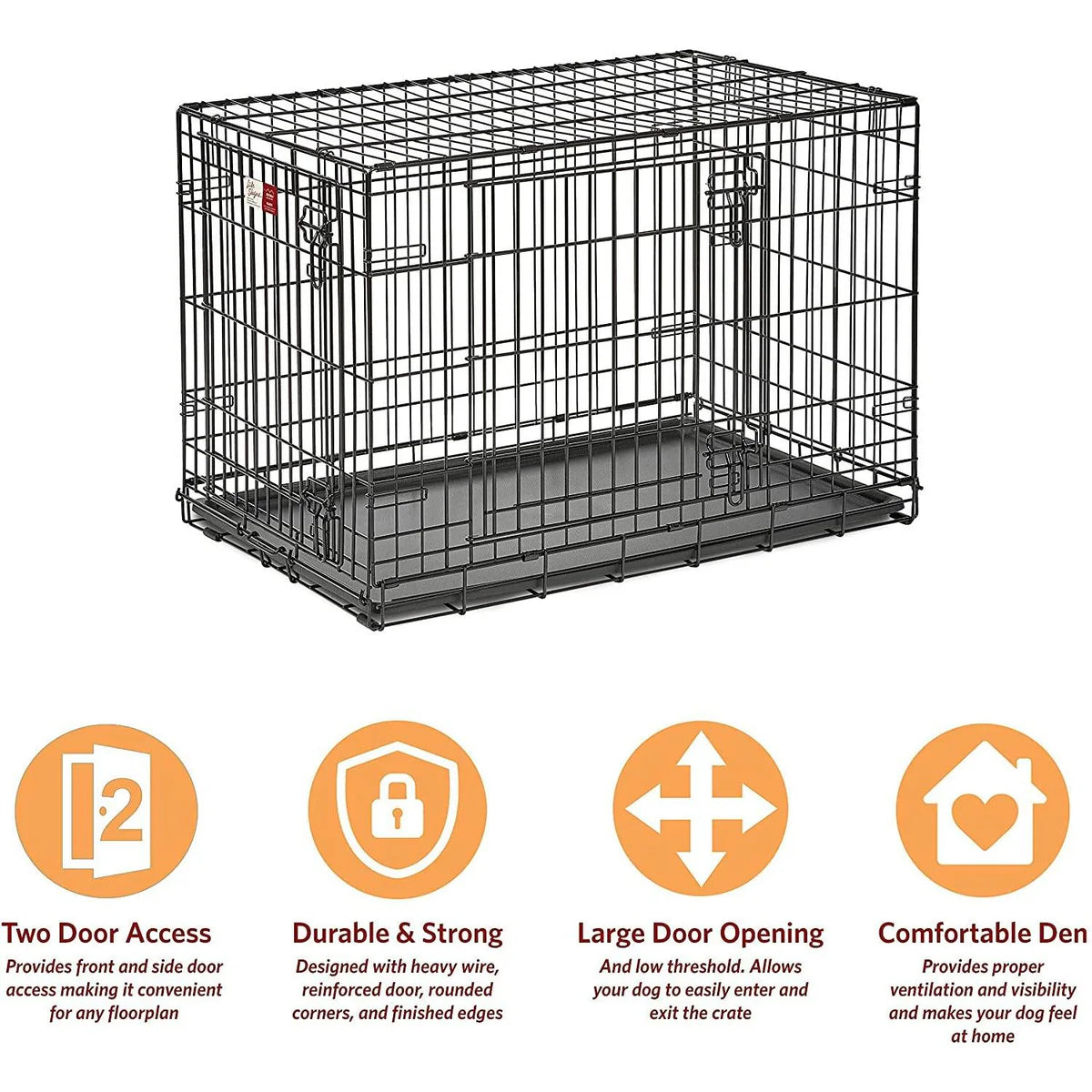 TUFF 🍁Black Wire Crate