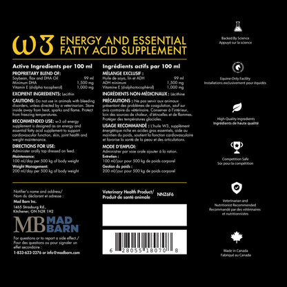 MadBarn 🍁W-3 oil (2 x DHA)